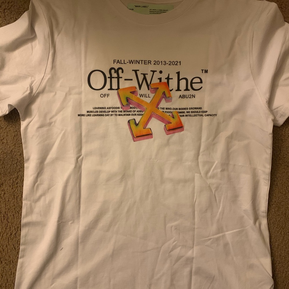 Off white Tshirt size large 2021